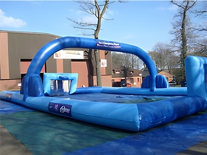Venta de campo de rebote de fútbol inflable de fondo suave profesional, juego de deporte de campo de valla de jabón de fútbol a la venta y <span class=keywords><strong>alquiler</strong></span> - Product Image 3