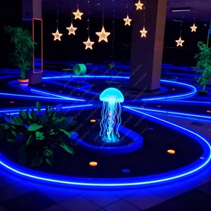 Kit d'accessoires <span class=keywords><strong>de</strong></span> <span class=keywords><strong>golf</strong></span> électrique miniature LED Songfa pour extérieur, tapis <span class=keywords><strong>de</strong></span> <span class=keywords><strong>golf</strong></span> 2m*4m, activités nocturnes familiales en intérieur, simulateur <span class=keywords><strong>de</strong></span> <span class=keywords><strong>golf</strong></span> mobile - Product Image 5