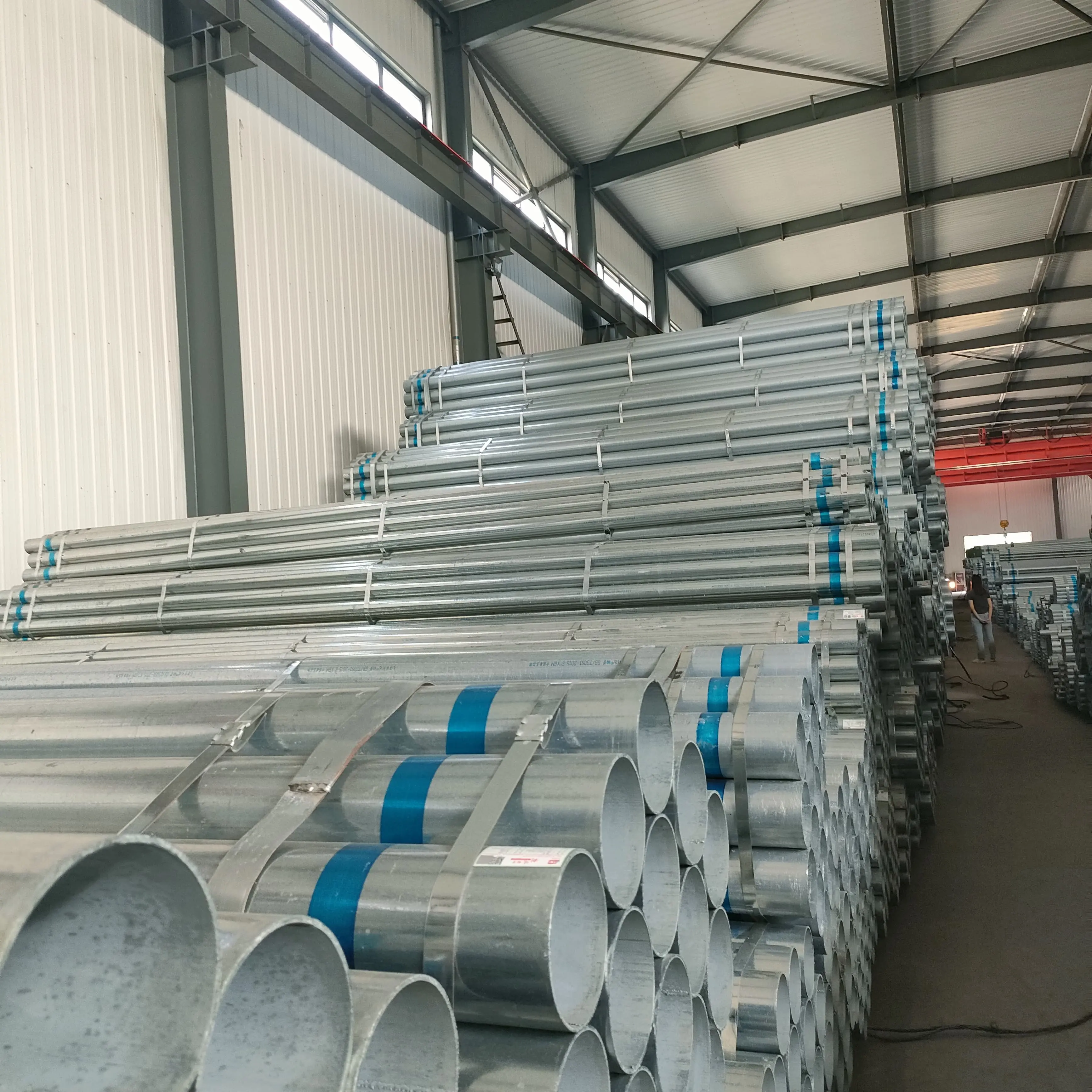 Tubulação de aço galvanizado a quente com dn150 fabricantes de tubos de aço galvanizado por imersão a quente tubo de aço galvanizado
