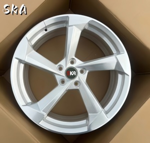 Jantes forgées sur mesure SKA à 5 branches 5x112 19 20 21 22 23 pouces pour <span class=keywords><strong>Audi</strong></span> <span class=keywords><strong>A3</strong></span> 8V A4 B8 B9 et VW Golf Mk7 Passat B8 Tiguan - Product Image 2