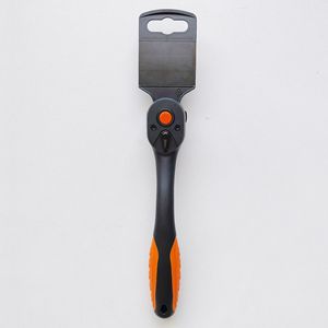 Zhongfei 3/8 Inch Ratchet Wrench 72 Teeth Vanadium Steel Bent Handle Plastic Coated Auto Repair Tool - Product Image 4