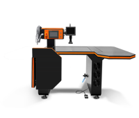 Mesin Las Laser Serat QCW Portabel 150W 300W Harga Terjangkau untuk Pengelasan Huruf Logam, Tanda 3D, Besi, dan Baja