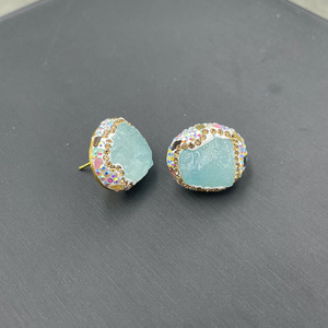 Set di Gioielli in Zircone Placcato Oro con Pietre, Anello e Collana 2026, Alta Qualità, Stile Vintage, con Tormalina e <span class=keywords><strong>Acquamarina</strong></span> Naturale per Donne - Product Image 3