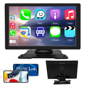 Reproductor multimedia universal para coche, pantalla táctil de 9001P, DVR, BT, WIFI, inalámbrico, carplay, Android, portátil