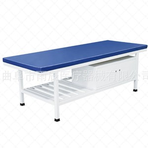 Cama de examen tipo caja médica YC-F06 de material de espuma PU de alta densidad con gabinete de almacenamiento y estante para mesa de masaje - Product Image 3