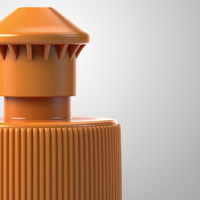 Bouchon de distributeur de savon à vaisselle liquide bouchon de fermeture push-pull en plastique