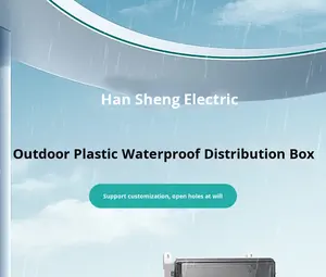 Kotak elektronik 300*200*170mm IP66 kedap air-ABS/PC plastik dapat dikunci kotak sambungan kabinet dasar kotak pelindung cangkang elektronik - Product Image 3
