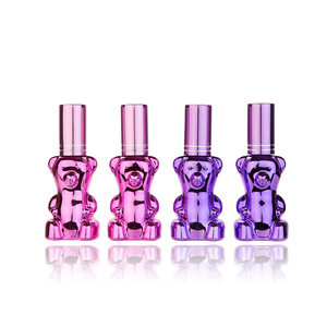 13ml Cute Bear Dog Shape Bottle Glass Roller On Essential Oil <b>Perfume</b> Bottle Cosmetic Refillable <b>Container</b> Low Price Sale - Product Image 1