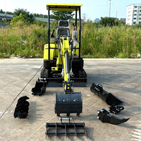 Pengiriman Pabrik Mini Excavator 3.5 Ton EPA Euro 5 untuk Mesin Crawler Digger Pertanian Mesin Cina Pompa Hidrolik Eaton Motor