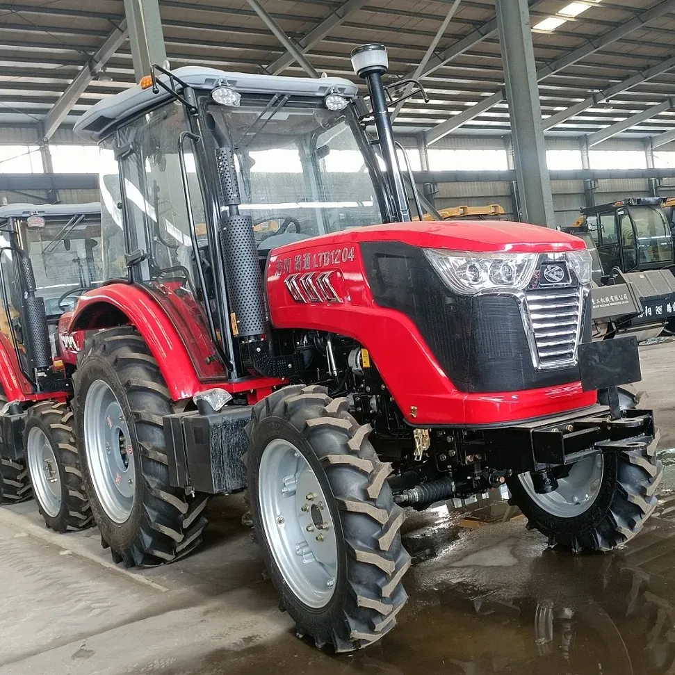 Tarım 120HP 4WD için LUTONG 1204 çiftlik traktörü fabrika doğrudan satış