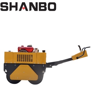 Compacteur hydraulique 1T, mini rouleau vibratoire à double tambour pour la réparation routière - Product Image 1