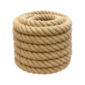 Cuerda de Yute Resistente, Cuerda de Cáñamo de 6 mm, Natural, 3 Hebras, Cuerda de Yute Trenzada para Manualidades, Jardinería, <span class=keywords><strong>Hamaca</strong></span>, Uso Náutico, Duradera - Product Image 3