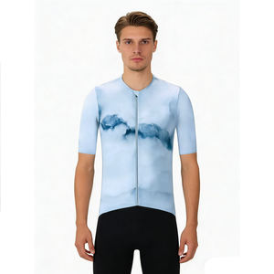 Maillot de cyclisme personnalisé avec logo, léger, respirant, anti-humidité, coupe de course, pour événements cyclistes sur route et sports de plein air - Product Image 6