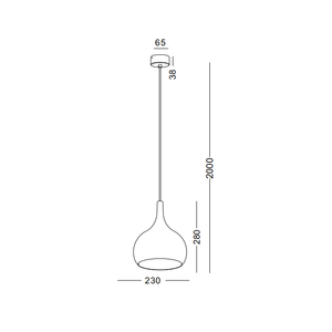 Hotel decorativa vista retro araña e27 hembra superficie led de techo luz colgante - Product Image 6