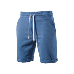 Pantalones cortos para correr para hombre de verano al por mayor, pantalones cortos para correr con bolsillo y cremallera, parte inferior elástica lisa, ecológicos, pantalones cortos sólidos para correr - Product Image 1