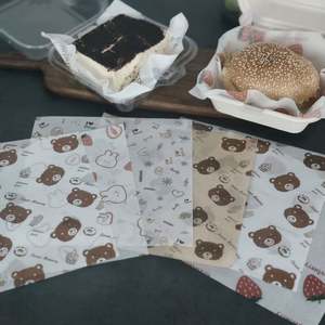 6X8Inch Printed Logo Food Sandwich Wrapper Burger Packaging Wax <b>Paper</b> Custom Shawarma <b>Wrapping</b> <b>Paper</b> - Product Image 4