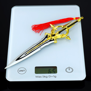 Inspirée Arena Valor (AoV) Silver Lament Kai Sword Replica Full Metal Tactical Longsword Battle-Ready Display Gravé Carving - Product Image 6