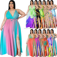 Robe de soirée élégante grande taille pour femme, style bureau, coupe ample, longueur ras du sol, en tissu extensible, échantillon disponible, vente en gros usine