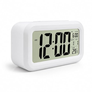 Custom Packaging Calendar Thermometer Desk <b>Clock</b> Hygrometer Visual <b>Clock</b> Night Light Wake up <b>Kids</b> Study Bedroom Alarm <b>Clock</b> - Product Image 1