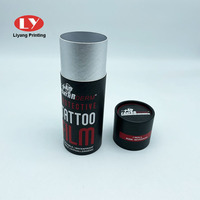 Boîte d'emballage en tube de carton cylindrique personnalisée pour parfum, film de tatouage, bougie, chemise - Boîte cadeau rigide recyclable professionnelle