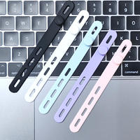 Attaches de câble en silicone réutilisables et très élastiques, 5 pièces, organisateur de fils pour écouteurs