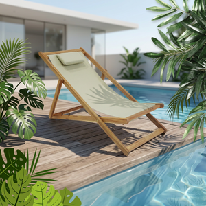 Silla Plegable Portátil Ligera para Exteriores con Marco de Aluminio, Desmontable, para Pesca, Jardín, Hotel y Villa - Product Image 1
