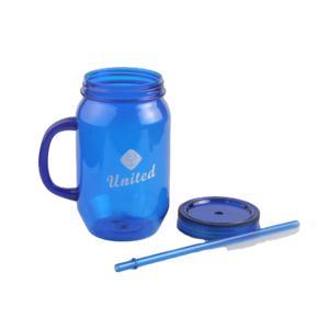 Grands bocaux en plastique Mason de 26 oz, sans BPA, personnalisés, à large ouverture, avec poignée et couvercle - Product Image 6