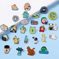 Épingles personnalisées en métal moulé sous pression, émail dessin animé, design de tasses à café, pour les amateurs de café, cadeaux et collection