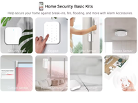 Soporte OEM ODM, Alarma Doméstica Personalizable Inalámbrica y Cableada Híbrida, Alarma Antirrobo WIFI IP GSM, Compatible con SIA CID, Estación de Monitoreo Centralizada