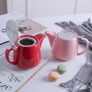 Bán buôn Màu gốm ấm, hot-bán ấm và ấm với thép không gỉ có nắp đậy và infusers - Product Image 2