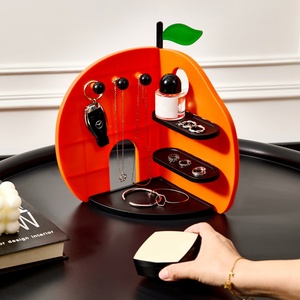 Expositor de Joyería con Forma de Fruta, Base Extraíble, Organizador de Pulseras y Collares de Plástico para el Hogar - Product Image 4
