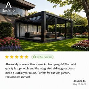 Wholesale Thermal Break Aluminum <strong>Sunroom</strong> Glass House Frame For Luxury Villa Project Factory Price Bulk Supply Solutions - Product Image 5