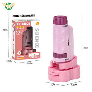 Microscopes jouets pour expériences scientifiques, microscope <span class=keywords><strong>de</strong></span> poche portable pour enfants - Product Image 6