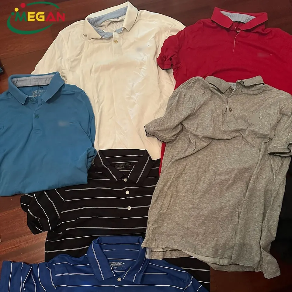 Megan Vêtements d'occasion de bureau, t-shirts polo d'occasion pour hommes en vrac fournisseur vérifié
