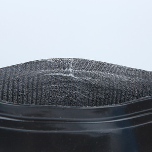 Bottes de pluie en caoutchouc noires à tige haute pour hommes Donghu, bottes de sécurité antidérapantes pour le travail minier, talon bas, couleur unie, taille 40 - Product Image 5