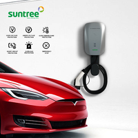 Vente chaude 7KW AC 1 Phase US Versions EV Poste de charge Pile de charge de voiture électrique avec contrôle d'application
