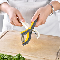 Populaire Voortreffelijke Inklapbare 3-In-1 Combinatie Meloenschaaf Fruitschiller Loofah Schaafmachine Multifunctionele Keukenschaaf