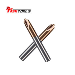 Fraise à rayon d'angle interne à 4 cannelures en tungstène haute dureté - Product Image 6