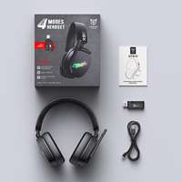 Casque de jeu sans fil ONIKUMA GT812 pour la vente en gros aux détaillants en ligne, avec latence faible de 30 ms, 2.4G, batterie 60H pour le gaming et l'e-sport