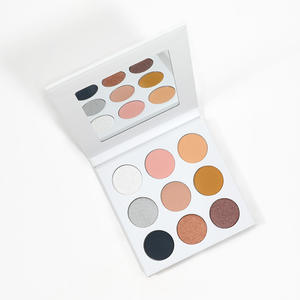 Vente en gros de 9 couleurs de fard à paupières à paillettes lâches sans talc fard à paupières personnalisable palette de fard à paupières de haute qualité marque privée - Product Image 6