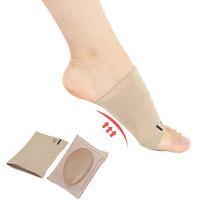 Coussinets de compression en gel de silicone pour les soins des pieds, semelles de massage, soutien de la voûte plantaire, coussinets de semelle, chaussettes de talon
