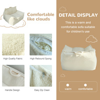 Canapé pour enfants OEKO, fauteuil pour tout-petits, mousse souple, confortable, siège individuel, fauteuil individuel pour enfants, pour chambre à coucher, canapé pour enfants, housse lavable