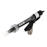 Capteur de pH en verre DJS-10, électrode de conductivité BNC, certifié CE pour le traitement de l'eau potable