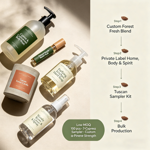 Aceite Esencial de Ciprés Premium, Puro Cupressus <span class=keywords><strong>Sempervirens</strong></span>, para Aromaterapia Relajante, Purificador de Aire, Cuidado de la Piel, Artesanía, OEM, ODM - Product Image 4