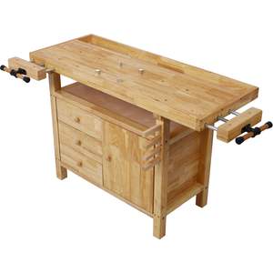 Banc de travail en acier et en bois DB modèle D0100H7FM4J pour garage, atelier et usage domestique, neuf et d'occasion pour les industries de la construction - Product Image 6