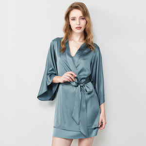 Camicia <span class=keywords><strong>da</strong></span> <span class=keywords><strong>notte</strong></span> Sexy <span class=keywords><strong>per</strong></span> ragazze con cavezza <span class=keywords><strong>per</strong></span> donna primavera ed estate camicia <span class=keywords><strong>da</strong></span> <span class=keywords><strong>notte</strong></span> a due pezzi abito lungo stile - Product Image 4