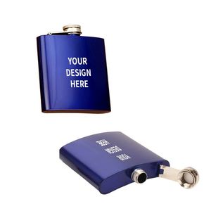 Nouvelle gourde à whisky portable en acier inoxydable de 6 oz pour l'extérieur, idéale pour les cadeaux - Collection 2025 à succès - Product Image 1