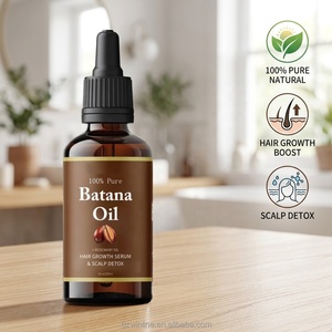 Aceite de Batana 100% Puro para el Crecimiento del Cabello con Aceite de Romero, Suero Desintoxicante para el Cuero Cabelludo, Tratamiento Anticaída para Hombres y Mujeres, 60ml OEM - Product Image 4
