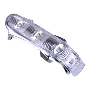 Clignotant de rétroviseur LED pour Mercedes Benz Classe S Classe CL W215 W220, forme ovale, blanc/gris, paire, durable - Product Image 4