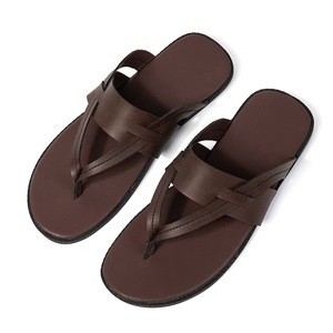 Sandalias Casuales de Verano con Tiras Cruzadas, Punta Abierta, de Cuero Genuino, con Suela de Goma Antideslizante - Product Image 4